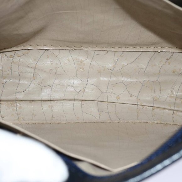 Christian Dior Trotter Canvas Clutch Bag Navy Auth - Picture 9 of 16